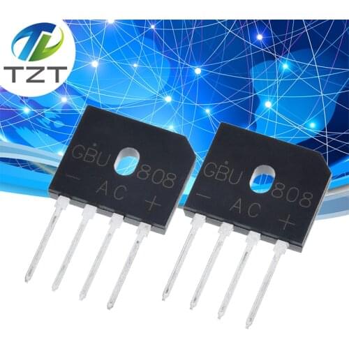 5Pcs GBU808 800V 8A power Diode Bridge Rectifier