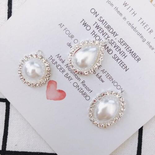 8pieces / lotRound ovalWater drop shapeWax Cord women jewelry bead caps earings fashion connectors for jewelry making supplies