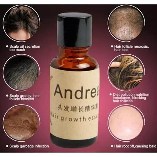 20ml Fast Hair Growth Essentielle Herbal Keratin Andrea Alopecia Loss Liquid Ginger hair mask conditioner