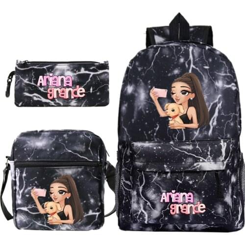 Ariana Grande Backpack Children Bagpack For Boys Girls School Bags Teens Book Rucksack Beautiful Knapsack Gift for school