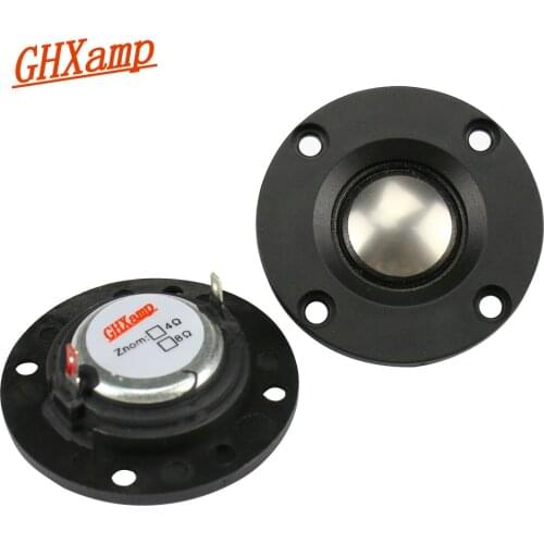 GHXAMP 2 Inch Tweeter Speaker 8ohm 12W Dome Titanium film NeodymiumTreble loudspeaker For Desktop Home Theater Speaker DIY 2pcs