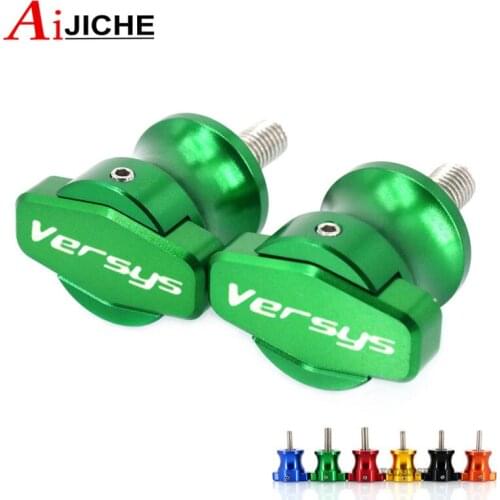 For KAWASAKI Versys650 Versys1000 Versys 650 1000 KLR650 Motorcycle CNC Frame Stands 10MM Screws Sliders Swingarm Spools Slider