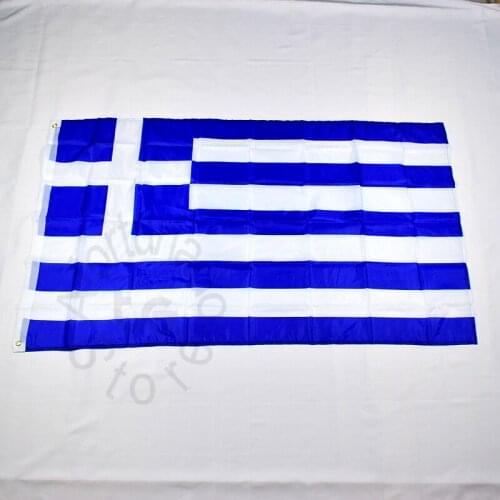 Greek Greece 90*150cm flag Banner 3x5 Foot Hanging National flag for meet,Parade,party.Hanging,decoration