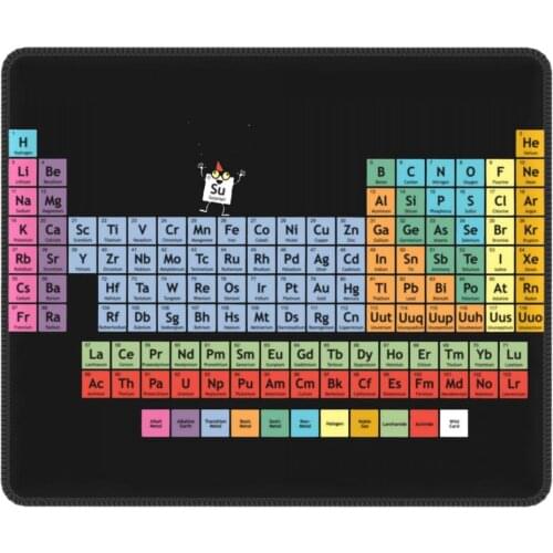The Element Of Surprise Awesome Mouse Pad Chemical Periodic Table Science Geek Waterproof Mat Pads Rubber Office Home Deco Mat