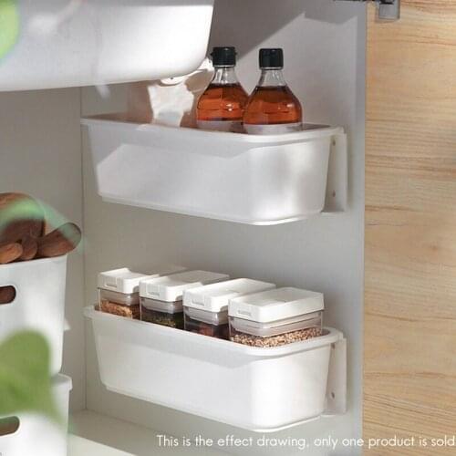 Hot Kitchen Storage Rack Drawer Organizer Under Sink Bathroom Stand Wall-Mounted Storage Shelf Space Saver Closet Boxes