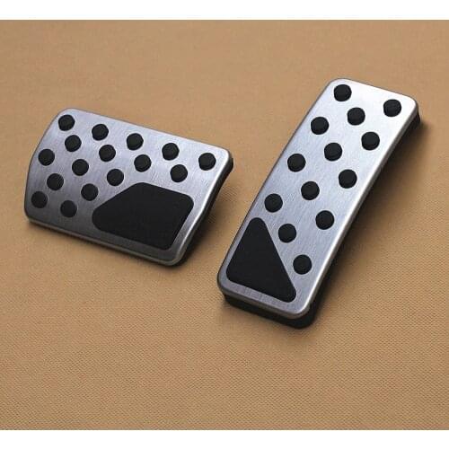 No Drill Gas Fuel Brake Footrest Foot Pedal Pad Cover For Jeep Grand Cherokee Dodge Durango 2011-2020 Gas Brake Pedal Cover