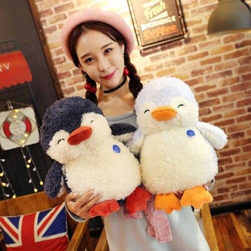 New 25/35cm Super Soft Penguin Pillow Stuffed Toys Plush Stuffed Animal Doll Christmas Gift for Kids Kawaii Valentine Present