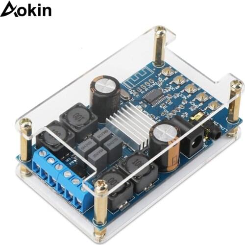 No POP Bluetooth Amplifier Board Digital Amplifier Wireless BT 3.0/4.0/4.1 Audio Amp Board 2 Channel 50W+50W Module