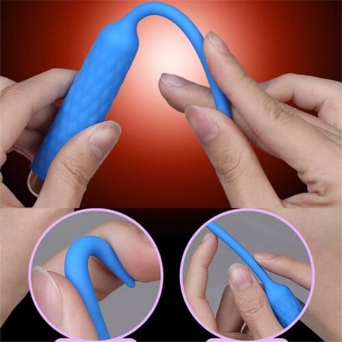 Penis Plug Male Urethral Dilator Horse Eye vibrators Sounding Masturbator Silica gel Urethral Catheter Sex Toys for Men
