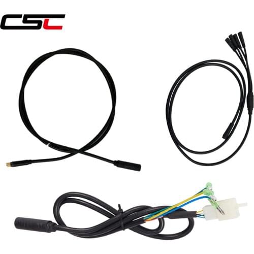 Waterproof Motor Cable Motor Wire Motor Connector , Julet 1 to 4 main Waterproof electric bicycle Cable integrated
