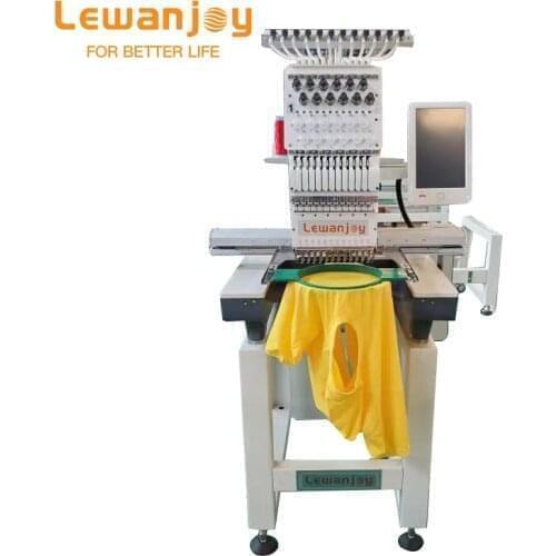 Lewanjoy worktable size 350*500mm 1 head t-shirt jeans cloth embroidery machine
