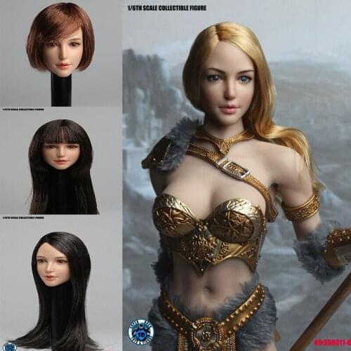 1/6 SUPER DUCK Female Head Sculpt SDH011 Model For 12" Female Action Figure Body In Stock