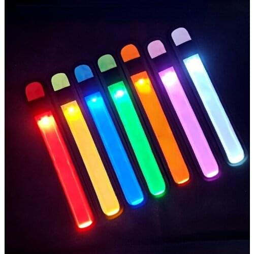 10pcs Luminous Personality Creative Bracelet Flashing Fluorescent Wristband Birthday Party Night Running Bar Children Adult Boy