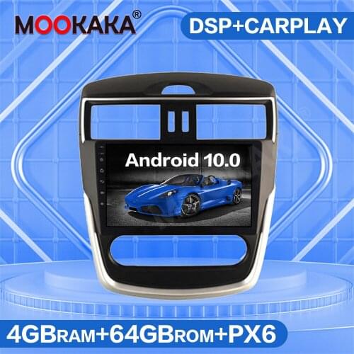 4G SIM LTE Android 10.0 64GB Car GPS Navigation For Nissan Tiida Versa AT 2011-2017 Auto Radio Stereo Multimedia Player Headunit