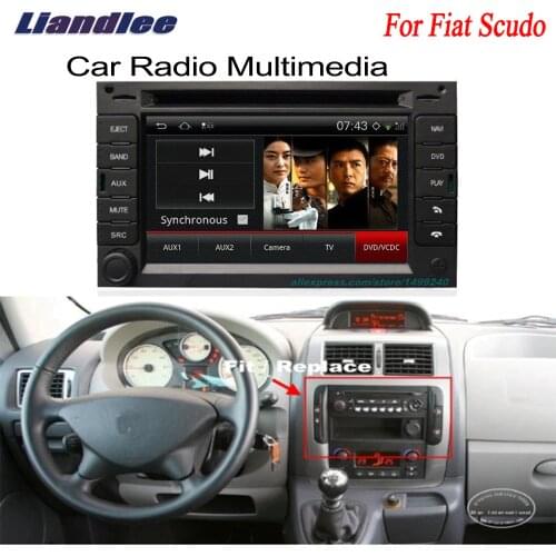 Car Android GPS Navigation Radio For Fiat Scudo 2003~2007 TV DVD Player Audio Video Stereo Multimedia System