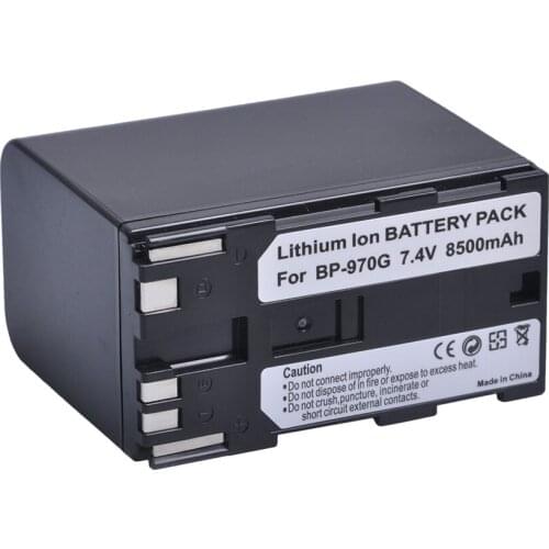 Tectra 2pcs BP-970G BP970G BP 970G Battery for Canon EOS C100 EOS C100 Mark II EOS C300 EOS C300 PL GL2 XF100 Battery