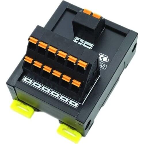 Power supply terminal Block DB distribution 1 input 6 output Plus and minus common port AC/DC current split terminal bar