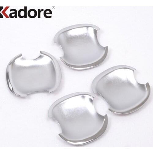 For Toyota Yaris 2007 2008 2009 2010 2011 Sedan ABS Chrome Side Door Handle Cup Bowls Car Styling Exterior Accessories
