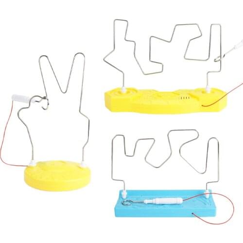 Don't Buzz The Wire Game, Electric Circuit Science Kit DIY Educational Toy Set for Kids Teens Adults