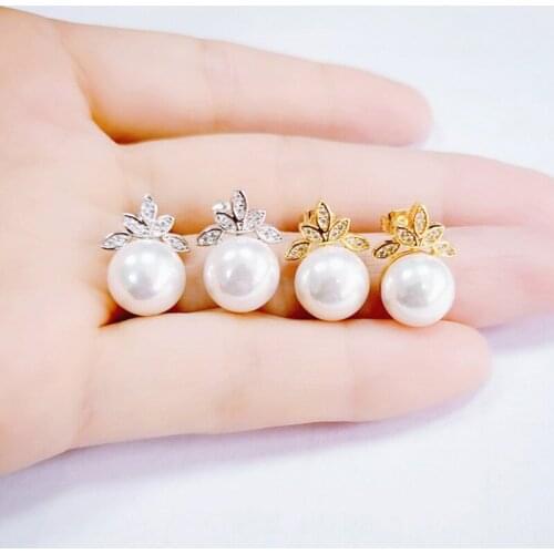 Jin&Ju Women's Gold Earrings