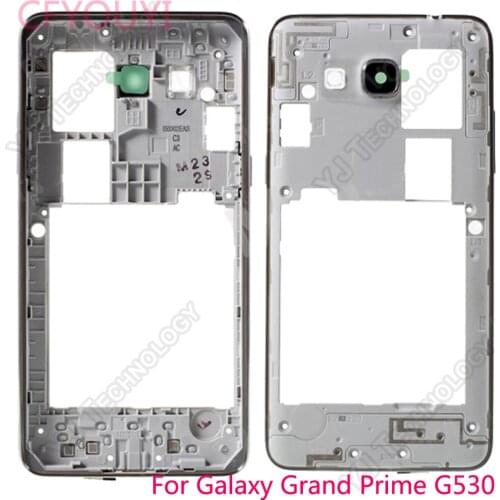 For Samsung Galaxy Grand Prime G530 Signal or Dual SIM Middle Plate Frame housing with volume Power button