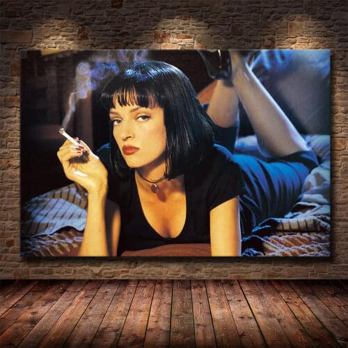 Pulp Fiction Wall Art Classic Movie Quentin Tarantino Vintage Art Painting Funny Canvas Poster Cuadros Wall Home Decor