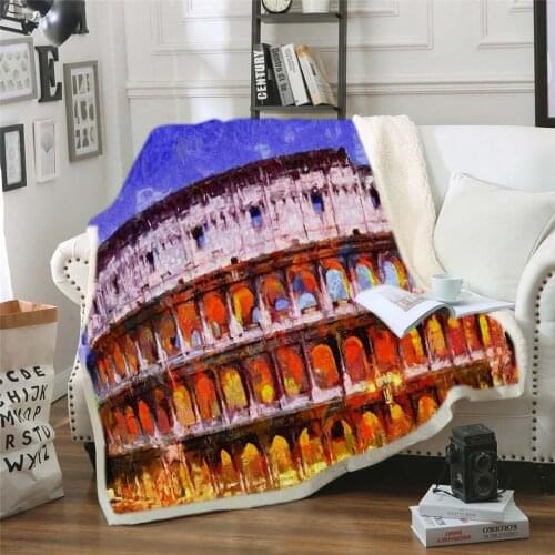 Fashion Adult Children 3D Digital Printing Cotton Velvet Thickening Blanket Wholesale 2020