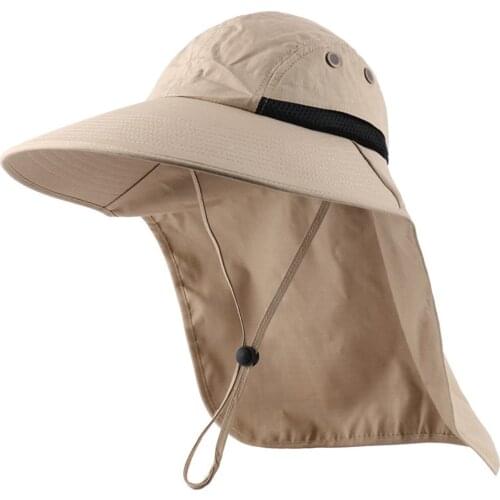 2021 Mens Panama Fisherman Hat Summer Mesh Breathable Sun Caps Camping & Hiking Anti-uv Visor Hats Short Brim Cowboy Bucket Hat