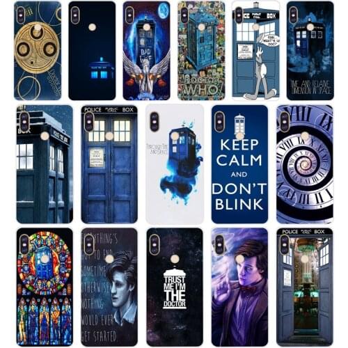 121SD tardis doctor who Soft Silicone Tpu Cover phone Case for xiaomi redmi 6 Pro 6A note 5 6 Pro mi 8 lite
