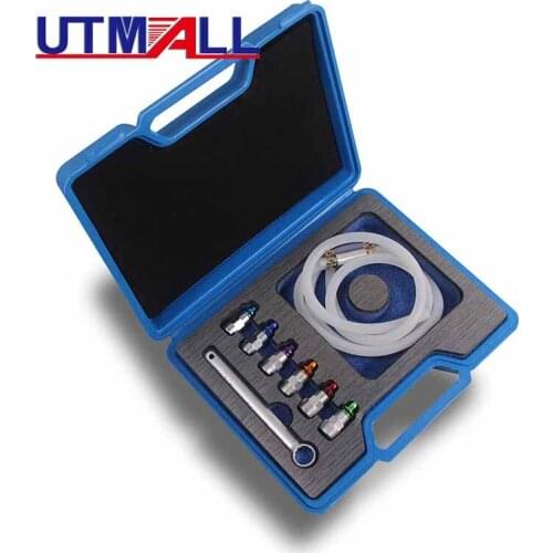 6 Piece 6 Point Brake Bleeder Wrench Set With 1.2m Bleed Tube