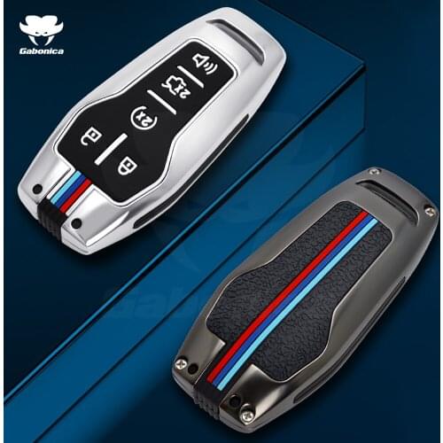New Key Cover Case For Ford Fusion Mondeo Mustang F-150 Explorer Edge 2015 2016 2017 2018 Car Styling Key Protection Keychain