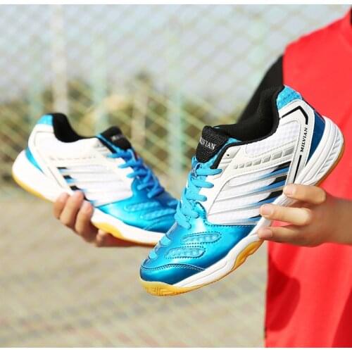 New Unisex High Quality Training Athletics Badminton Shoes Women Lightweight Men Non-slip Profession Tennis Sneaker -40