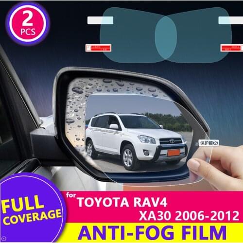 Full Cover Anti Fog Rainproof Film for Toyota Rav4 XA30 2006~2012 RAV 4 30 Car Rearview Mirror Protective Film Accessories 2011