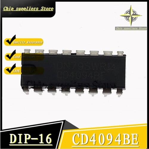 50PCS-200PCS) CD4094BE DIP-16 CD4094 DIP16 Bit storage bus register Brand new original