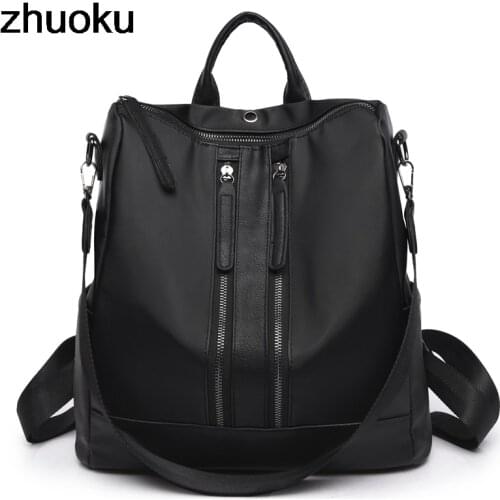 Oxford School Backpack For Girls Shoulder Bag Feminina Mujer Casual Female Backpacks Multifunction Women Laptop Schoolbag