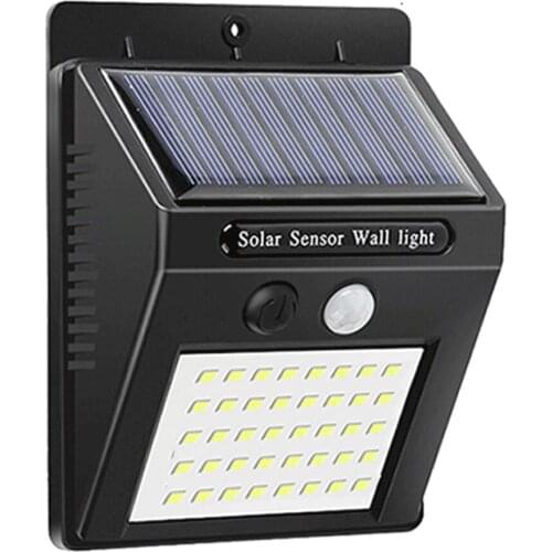 Modern Solar Wall Light Outdoor Lamp 30 LED Solar Motion Sensor Lights Sconce Waterproof for Garden Street Lamp Balcony Lighting