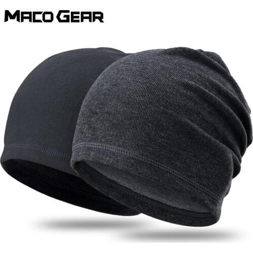 Winter Fleece Beanies Bicycle Sports Tennis Fitness Stretch Running Hiking Cycling Hat Snowboard Soft Windproof Cap Women Men