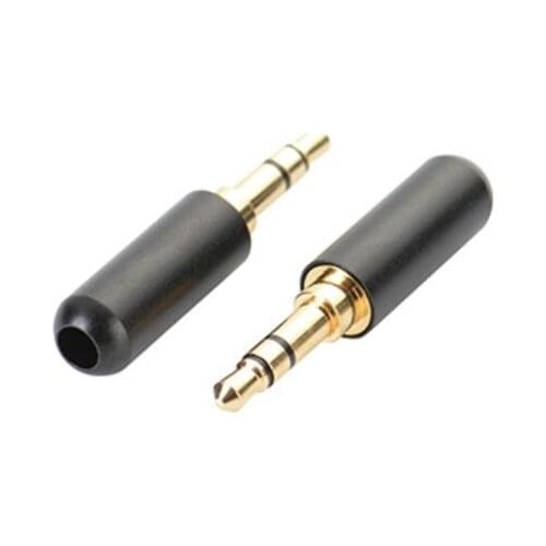 10pcs/Lot Dropshipping Earphone Plug 3.5mm Stereo Headset Plug 3 Pole 3.5mm Audio Plug Connector