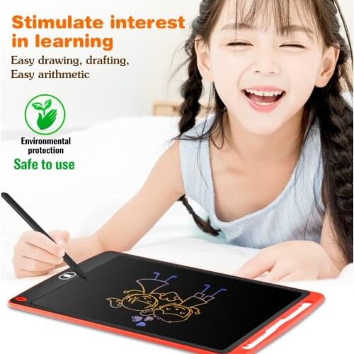 ANKNDO 8.5Inch Lcd Writing Tablet Child Drawing Exercise Handwriting Pad One Key Delete Kids Home Remark Ultra-Thin Prompt Board