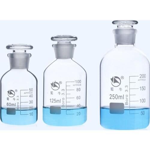 High Borosilicate Glass Narrow-mouth Bottle Laboratory Transparent Large Mouth Reagent Bottle