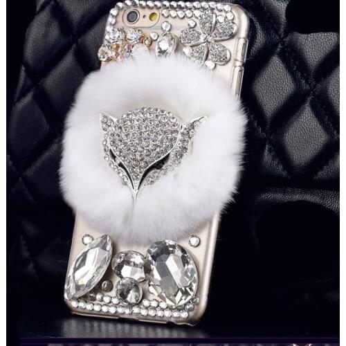 Girls Bling Diamond Glitter Soft Case Redmi 8 8A 7A 7 6A 6 Note 8T 7 9S 8 Pro for Xiaomi Mi 9T A2 Lite A3 8 9 SE TPU Fox Cover