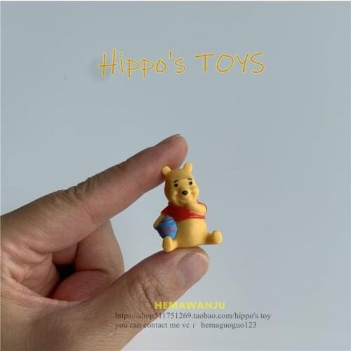 Disney 24piece 3m winnie the pooh the cute pooh bear very small microlandschaft figures toys
