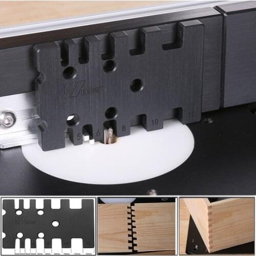 Woodworking tenon gauge ruler for woodworking Miter Gauge Table Saw Router Angle Miter Gauge flip engraving machine