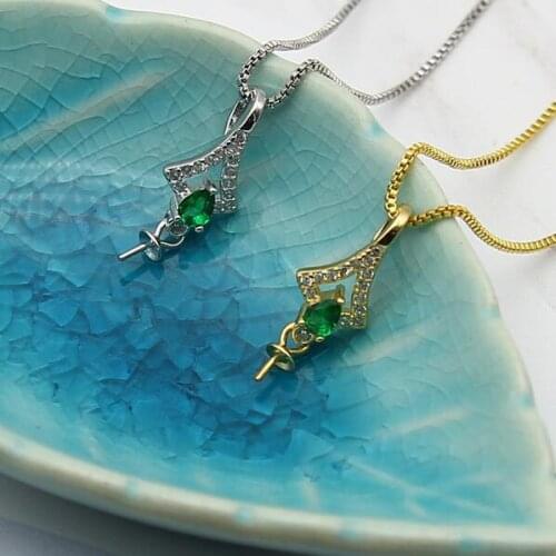 Classical Hot Pendant Base Mountings Findings Jewelry Settings Accessories Parts for Pearls Beads Stones Crystal Agate Coral