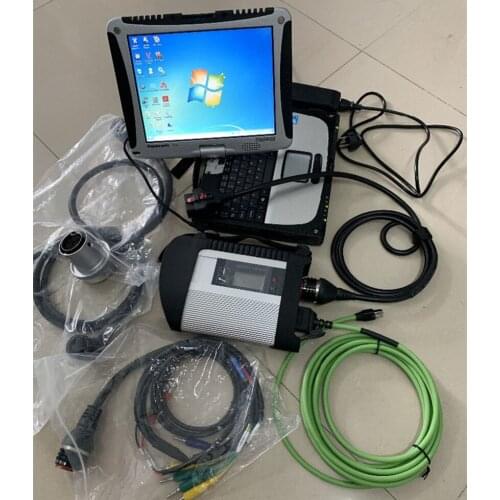 Mb Sd Connect Compact 4 Star c4 + 2021.06 Software Hdd Tablet CF19 Laptop Full Set for Car &Truck Diagnostic Tool Ready to Use