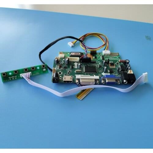Kit for LP154WX4-TLF1/LP154WX4-TLCC HDMI+DVI+VGA LCD Audio moitor Display panel M.NT68676 1280X800 30pin Controller Board
