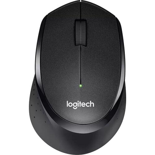 Logitech - M330 Wireless Silent Mouse for Office, Desktop Laptop, Dedicated, 2.4GHz, USB, 1000DPI