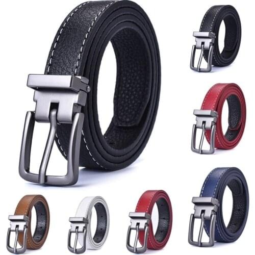 New style Fashion Children Leather Belts design alloy Pin buckle Boys Girls Kid Casual Waist Strap Waistband Jeans Adjustable