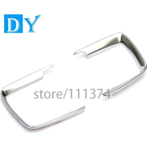 NULLA ABS Rear Headlight Switch Button Cover Decoration Trim Accessories For BMW F30 F15 F20 F05 X5 2014 2015 X6 Chrome Sticker
