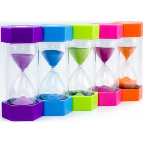 Sand Clock Timer 10/15/20/30/60 Minutes Childrens Striking Hourglass Timer Desktop Decoration